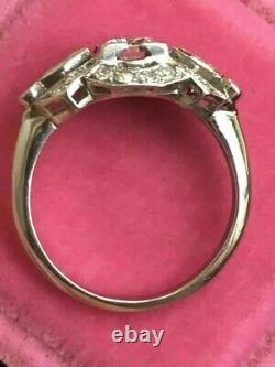 1.07CT Antique Old European Cut Diamond 5 Stone Vintage Wedding Ring 14K Gold