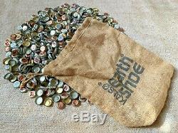 1,245 Huge! Lot Of Vintage Beer Bottle Caps Olympia Miller Coors Old Antique Vtg