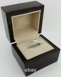 1.55 ct Antique Art Deco Platinum Old European Cut Diamond Engagement Ring GIA