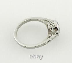 1.60 ct Vintage Antique Old European Cut Diamond Engagement Ring In Platinum