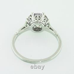 1.75 ct Vintage Antique Old European Cut Diamond Engagement Ring In Platinum
