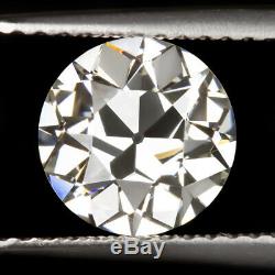 1.84ct GIA CERTIFIED J VVS2 VINTAGE DIAMOND OLD EUROPEAN CUT ANTIQUE ENGAGEMENT
