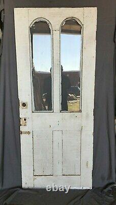 1 Antique Exterior Double Arch Top 35x83 Entryway Door Vintage Old 450 -21B