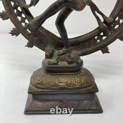 11.4 Vintage Antique Tibetan Seated Old Bronze Buddha