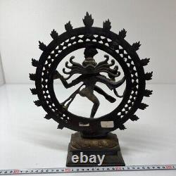 11.4 Vintage Antique Tibetan Seated Old Bronze Buddha