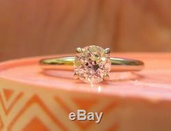 14k Antique Vintage Art Deco Vs Old European Cut Natural Diamond Engagement Ring