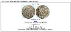 1700-1900 NEPAL Antique Vintage OLD Genuine Indian Silver Mohar Coin i104678