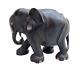 1800's Old Antique Vintage Rose Wood / Ebony Hand Craved Wooden Elephant Statue