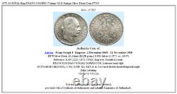 1879 AUSTRIA King FRANZ JOSEPH I Vintage OLD Antique Silver Florin Coin i97305