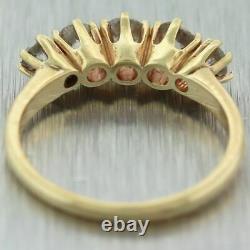 1880's Antique Victorian 14k Yellow Gold 0.75ctw Old Mine Cut Diamond Band Ring