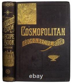 1890 ANTIQUE COOKBOOK Vintage Cookery VICTORIAN RECIPES Pastry Confectionery OLD