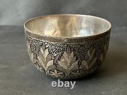 19 Ancient Old Antique Vintage Islamic Arbic Persian Bowl Silver & Brass Work