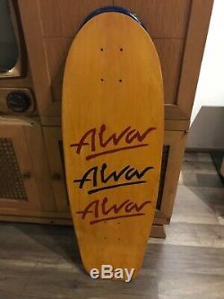 1979 vintage Alva Litebeam skateboard dogtown era deck old school