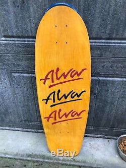 1979 vintage Alva Litebeam skateboard dogtown era deck old school