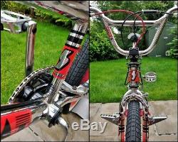 1988 SKYWAY STREET BEAT II Replica MAG Wheels Old School BMX Bike GT HARO RETRO