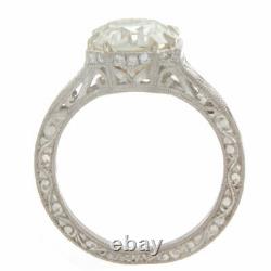 2.20ct Old European Cut Certified Diamond Antique Style Engagement Ring