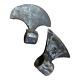 2 Pcs Vintage Old Antique Strong Solid Iron Hand Forged Rare Battle Axe Head