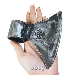 2 Pcs Vintage Old Antique Strong Solid Iron Hand Forged Rare Battle Axe Head