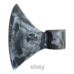 2 Pcs Vintage Old Antique Strong Solid Iron Hand Forged Rare Battle Axe Head