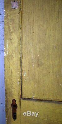 24x77 Antique Vintage Old SOLID Wood Wooden Interior Closet Pantry Door 2 Panel