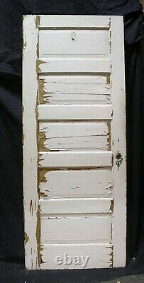 3 available 30x77 Antique Vintage Old SOLID Wood Wooden Interior Door 5 Panels