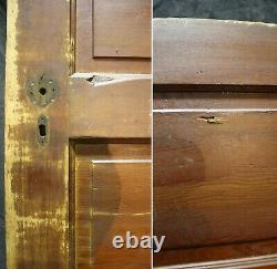 3 available 30x77 Antique Vintage Old SOLID Wood Wooden Interior Door 5 Panels