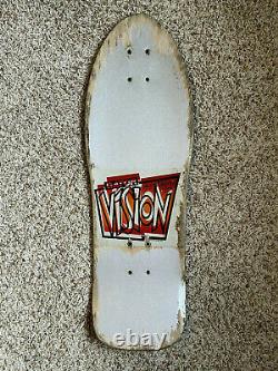 33 Years Old Vision Mark Rogowski Gator Skateboard (rare Glitter-silver Dip)