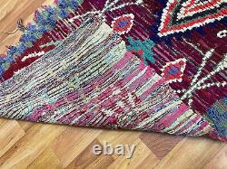 3x7ft Moroccan antique vintage BERBER used rug handmade stair old rug