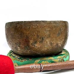 40 Year old Meditation Sound Antique Singing Bowl Buddhist Tibetan Vintage Nepal