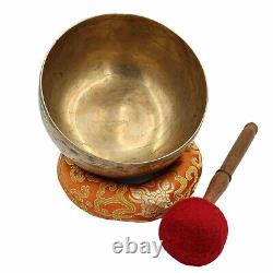 40 Years Old Antique 7 Metals Yoga Singing Bowl Buddhist Tibetan Vintage Nepal