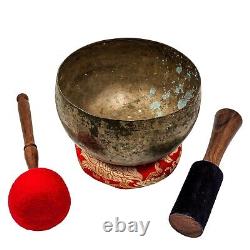 40 Years Old Antique Hand Beaten Yoga Singing Bowl Tibetan Vintage Sound Healing