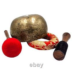 40 Years Old Antique Hand Beaten Yoga Singing Bowl Tibetan Vintage Sound Healing