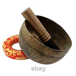 50 Years old Antique 7 Beaten Yoga Singing Bowl Buddhist Tibetan Vintage Nepal