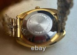 620/ 70's Timex automatic gold plated old antique vintage