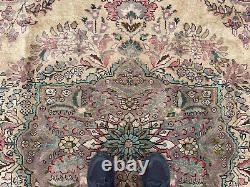 6x9 ANTIQUE WOOL RUG HAND-KNOTTED VINTAGE handmade 7x9 ORIENTAL old genuine rugs