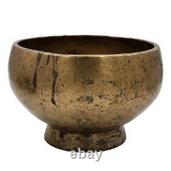 7 Rare Old Antique Hand Beaten Naga Singing Bowl Bronze Tibetan Vintage Nepal