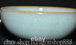 8.2 Ancient Old Chinese Jun Kiln Porcelain Dynasty Double ear Bowl