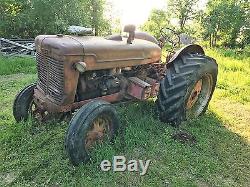ANTIQUE DIESEL WD9 McCORMICK TRACTOR FOR RESTORING VINTAGE HEAVY EQUIPMENT OLD