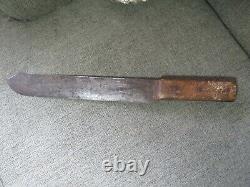 ANTIQUE VINTAGE OLD WEST 1800s BUFFALO SKINNING BUTCHERING KNIFE c more knives