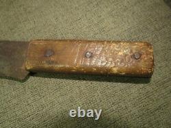 ANTIQUE VINTAGE OLD WEST 1800s BUFFALO SKINNING BUTCHERING KNIFE c more knives