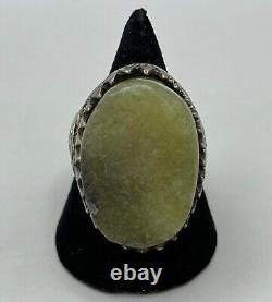 Afghanistan Wonderful old agate stone Silver Rare Lovely Ring