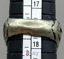 Afghanistan Wonderful old agate stone Silver Rare Lovely Ring