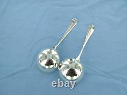 An Antique Pair Of Sterling Silver Old English Sauce Ladles, London 1805