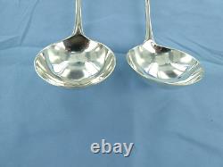 An Antique Pair Of Sterling Silver Old English Sauce Ladles, London 1805