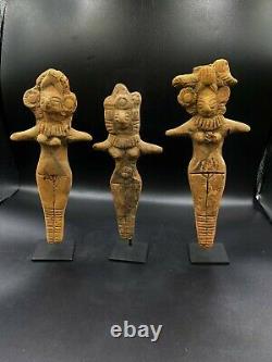 Ancient Old Antique Terracotta Figures From Ancient Indus valley