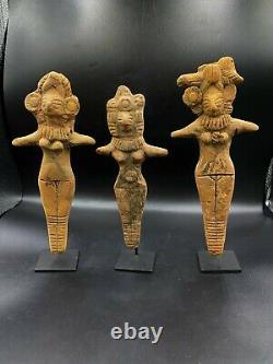 Ancient Old Antique Terracotta Figures From Ancient Indus valley