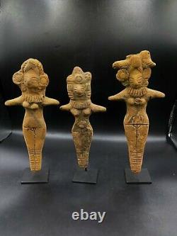Ancient Old Antique Terracotta Figures From Ancient Indus valley