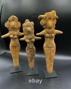 Ancient Old Antique Terracotta Figures From Ancient Indus valley