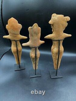 Ancient Old Antique Terracotta Figures From Ancient Indus valley