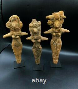 Ancient Old Antique Terracotta Figures From Ancient Indus valley